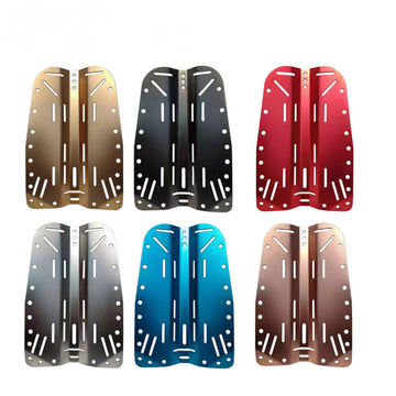 Multicolor Aluminium Scuba Diving Technic Backplate Diver BCD Plate HYDRONE